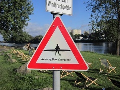 Rower Crossing Sign